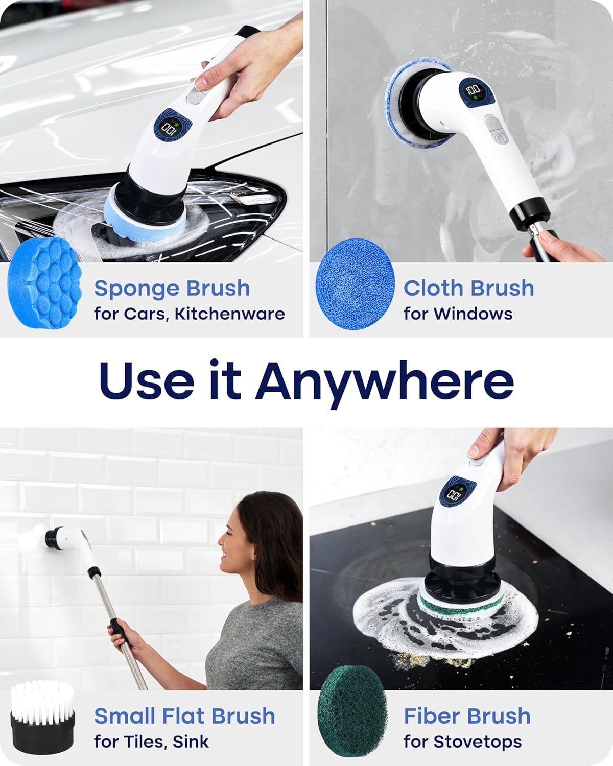 NEXLO™ – The Rechargeable Electric Scrubber